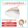 iSDG SPUN KUCHIRAKU MASK, Small, Individually Packaged, Pack of 30, White