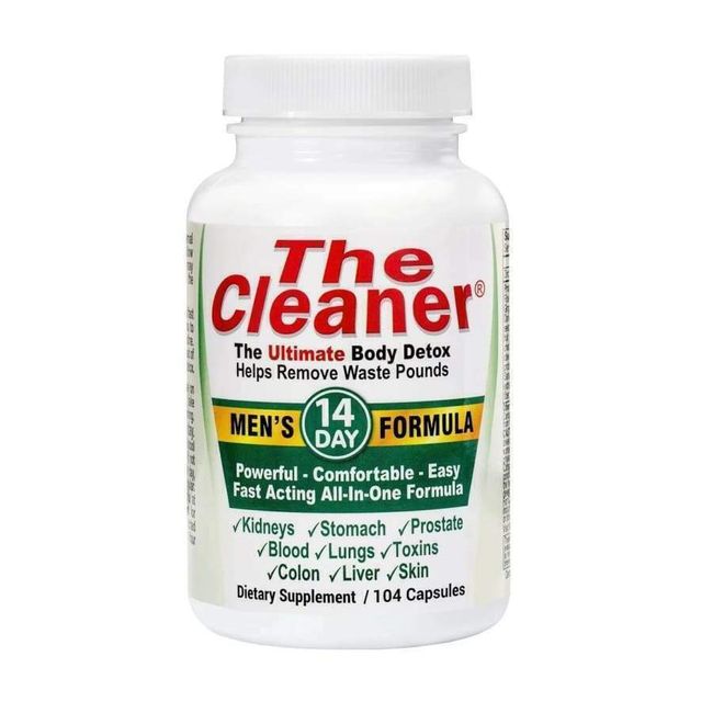 Century Systems The Cleaner 14-Day Men's Formula 104 Capsules- Free Shipping