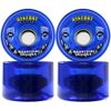 Bigfoot Longboard Wheels 76mm 80A SHR Mountain Cruisers Translucent Blue