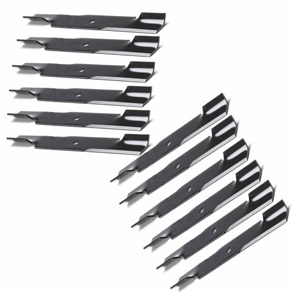 12PK Mower Blades for 48" Scag Tiger Cat II, Fits Tiger Cub Deck, Replace 