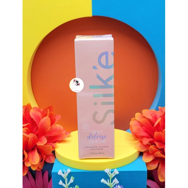 Sleek'e Hair Silk'e Heat Defense Serum 1.7 fl oz/50 ml New Boxed Sealed Haircare