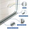 40"x 30" Beveled Edge Mirror Bathroom Mirror Wall Mirror Silver Rounded Corner
