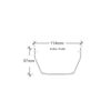 Black Square Gutter Union Joint, Freeflow 114mm Rain Water Systems