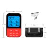ANCLLO Dual Probe Digital Thermometer Wireless Programmable Temperature Gauge Meter Waterproof Cooking Barbecue Grill Thermometer