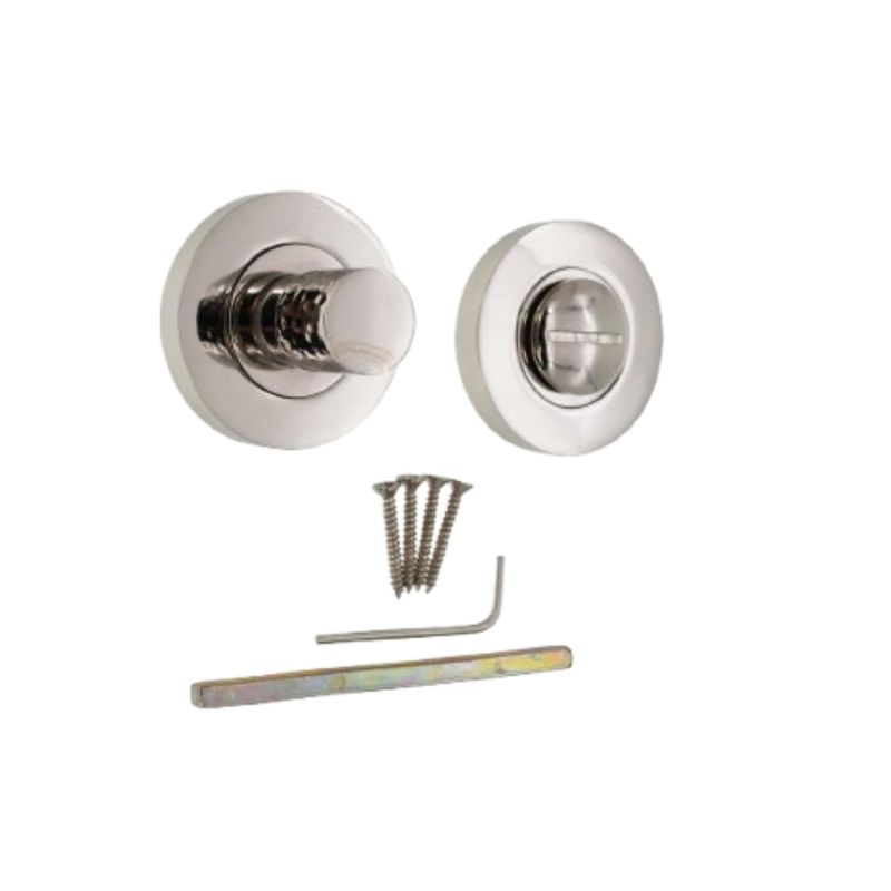 Infinity Decor Polished Nickel Heavy Duty Hammered Pattern Security ...