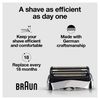 Braun Series 3 32B Foil & Cutter Replacement Head, Compatible with Models 3000s, 3010s, 3040s, 3050cc, 3070cc, 3080s, 3090cc (Packaging May Vary)