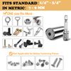 Universal Socket, Self-adjusting Socket 1/4'' - 3/4'' 7mm-19mm, Adapter Socket for Wrench Ratchet & Power Drill, Super Grip Socket, Christmas Stocking Stuffers Tools