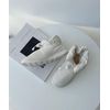 [AS KNOW AS Plus] Quilted Padded Shoes, Outside, Ivory Size M