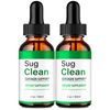 (2 Pack) Sug Clean Blood Drops SugClean Glycogen Support Dietary Supplement