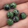 Rare Ruby Zoisite Bead Strand - 16" - Male/Female Energy Balancer | 8mm | 49 Bds