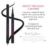 Ruby Hammer Precision Liquid Eyeliner – Pitch Black, Smudge-Proof With Flexible, Precise Tapered Tip. Quick Drying, Ultra-Defining & Long Lasting For All Day Wear