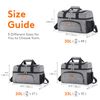 Lifewit Large Cooler Bag 27/32/48 Cans Insulated Lunch Bag Lightweight Portable Cool Bag Double Layer for Picnic, Beach, Work, Trip, Gray
