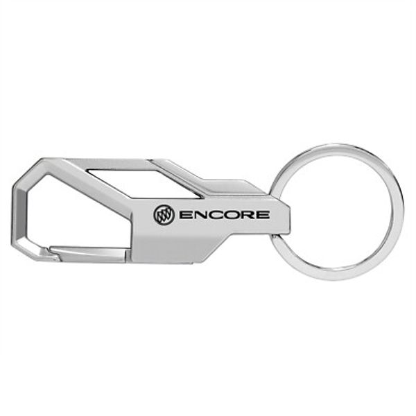 Buick Encore Silver Carabiner-style Snap Hook Metal Key Chain