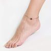 Philip Jones Red Crystal Anklet Created with Zircondia® Crystals