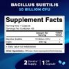 Vitamatic Bacillus Subtilis 10 Billion per DR Capsule - 60 Count