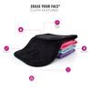 Danielle Creations Reusable Makeup Removing Cloths, 2-Pack, Pink/Black