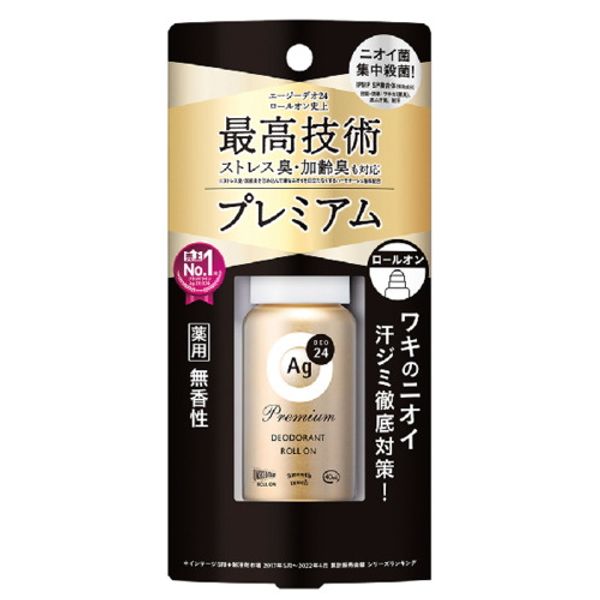 AG Deo 24 Premium Deodorant Roll-on Unscented 40ml / Fine Today (Shiseido)