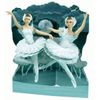 Santoro Interactive 3D Swing Greeting Card, Swan Lake