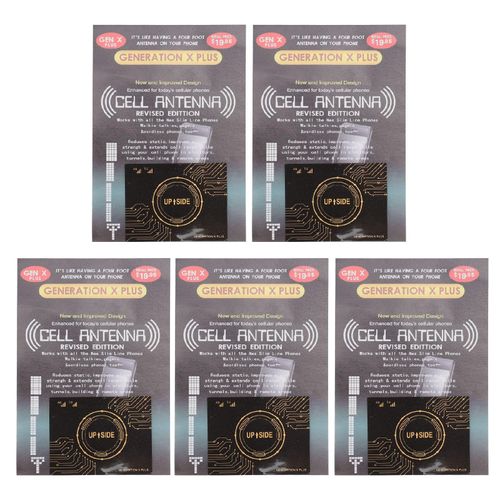 5pcs Mobile Phone Enhancement Stickers, Cell Phone Internal Antenna Reception Booster for Improved Phone Reception in Ships, Elevators, Cars, Mountains
