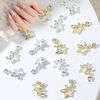 Nail Parts, Metal Parts, Set of 20, Pentagram, 3D, 3D Nail Parts, Decoration Parts, Nail Rhinestones, Jewelry Parts, Handmade, Crafts, Decoration Parts