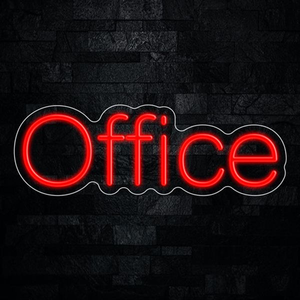 Office LED Neon Sign 21"L x 7"H #33265