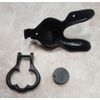Nature Country Entry Door Knocker Cast Iron Large Rabbit Black