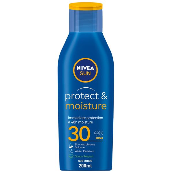 Nivea Protect & Moisture Sun Lotion SPF 30, 200 Ml
