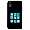 Turquoise Wild Hearts Turquoise Graphic Case for iPhone XR