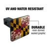 GRAPHICS & MORE Rustic Distressed Maryland State Flag Tow Trailer Hitch Cover Plug Insert