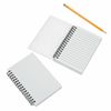 Do It Yourself White Canvas Spiral Notebooks, DIY Craft Kits, 12 Pieces