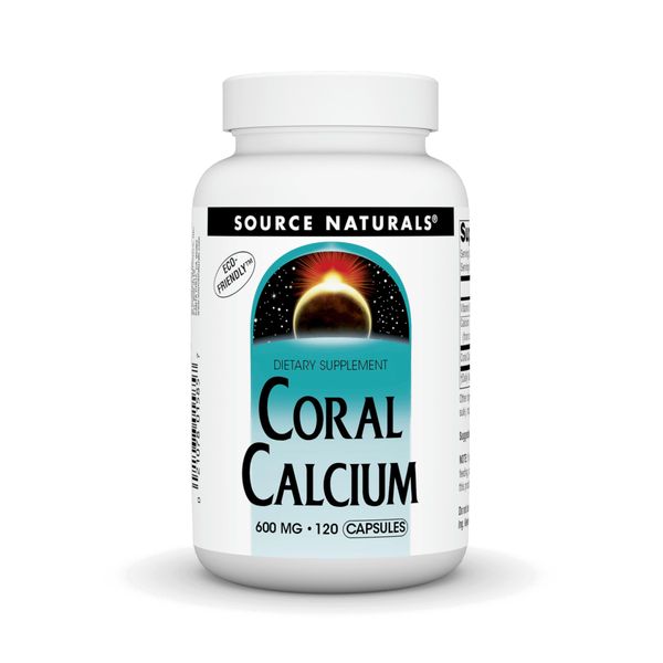 Source Naturals Coral Calcium - 600mg - 60 Capsules