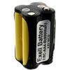 Exell Custom 4.8V 800mAh NiCd 4xAA Square Button Top Battery Pack