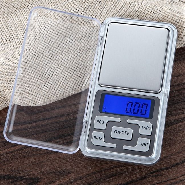 Electronic Digital Pocket Scale 0.01g Precision Mini Jewelry Weighing Scale  Backlight Scales 0.1g for Kitchen 100/200/300/500g - AliExpress