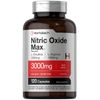 Nitric Oxide Supplement | 3000mg | 120 Capsules | Pre Workout | by Horbaach