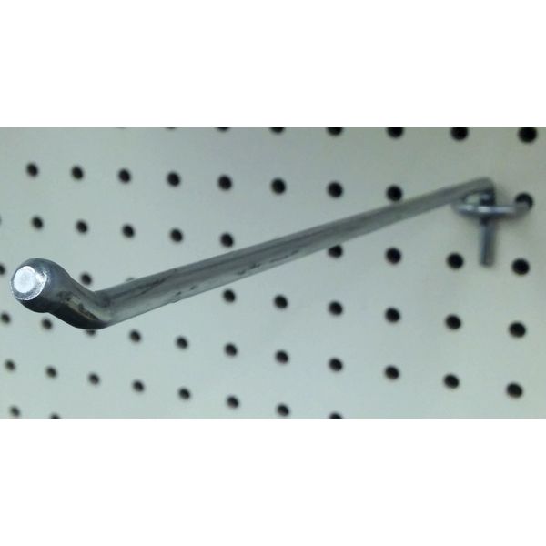 10" Peg Hooks, Pegboard Display Panel Hangers - 100 Pack