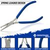 OdontoMed2011 Split Ring Pliers 5" W/Spring Blue Color Pvc Grip ODM
