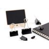 Durable Black Binder Clips Assorted Sizes - 100 Pack for Effortless Organization