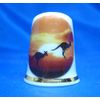 Birchcroft Porcelain China Thimble Kangeroo Sunrise Box
