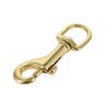 3001A Natural Brass, Swivel Bolt Snap, Solid Brass-LL, 5/8"