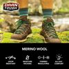 Darn Tough 1466 Hiker Midweight Micro Crew Sock with Cushion Hiking Black, XL