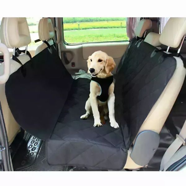 JESPET Dog Car Seat Cover for Pet Seat Protector, Black, 58"Lx54"Wx58"Lx54"W