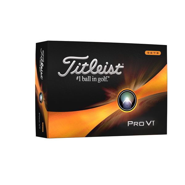 Titleist Pro V1 Golfball, weiß, Einheitsgröße