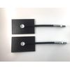 Refrigerator Door Lock Kit - NO PADLOCK (Black)
