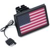 Kuryakyn (2893 ) Freedom Flag LED Hitch Cover Black