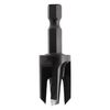 Trend Snappy 9.5mm Standard Plug Cutter, 3/8 Inch Diameter, Compatible with Countersinks, SNAP/PC/38