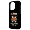 It's A Coffee & Lunch Serving Kinda Day Funny Lunch Lady Case for iPhone 14 Pro