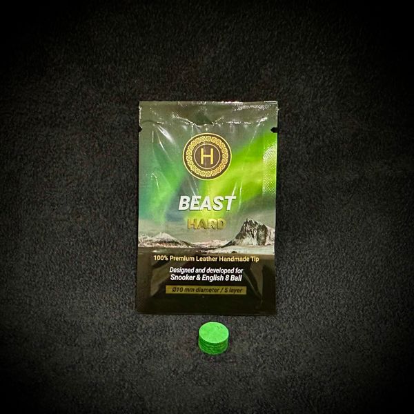 8 Ball Direct / Horo - Beast - Pool/Billiard Playing Tip 10mm (Hard)