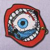 Eat Eyeball Patch Embroidered Badge Iron On Sew On Emblem