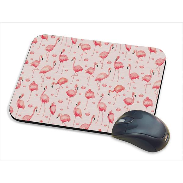 Flamingo Bird Pattern Inspired Mouse Pad PC Computer Mat Desk Mat Work-Desk-Office/Daily use Computer Accessories.