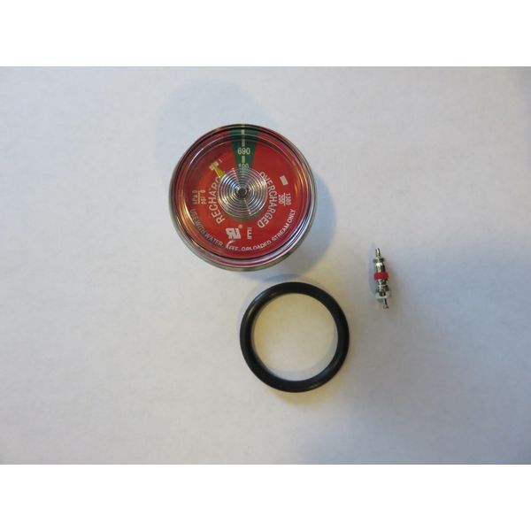 🔥🧯Water Pressure Fire Extinguisher Gauge 100 psi+1-pc. O-ring+valve Core 🔥🧯